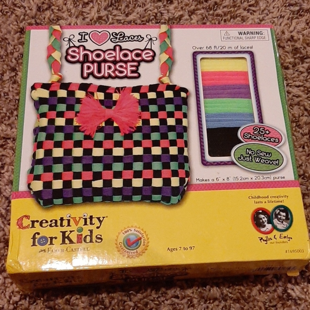 Shoelace purse (2x)
